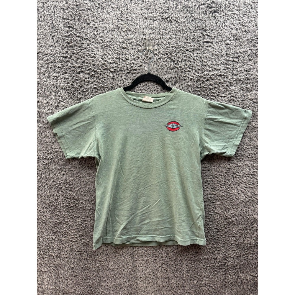 Vintage Lifeforms One Tough Puppy Preshrunk Graphic T Shirt Green Mens Size XL‎